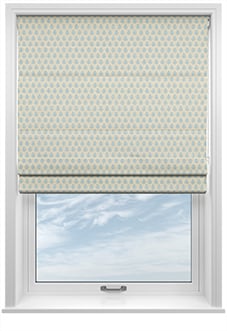 Emily Bond Jaipur, Sky - Twist&Fit Roman Blind